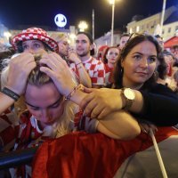 Rusija - Hrvatska, Svjetsko prvenstvo 2018., četvrtfinale - Trg bana Jelačića