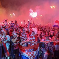 Rusija - Hrvatska, Svjetsko prvenstvo 2018., četvrtfinale - Trg bana Jelačića