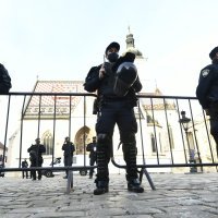 Prosvjed protiv covid potvrda u Zagrebu