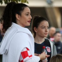 Hrvatska - Rusija, navijači ispred Poljuda, 14.11.2021.