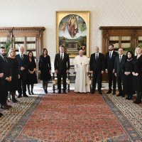 Zoran Milanović s papom Franjom