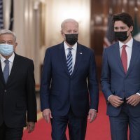 Andres Manuel Lopez Obrador, Joe Biden i Justin Trudeau