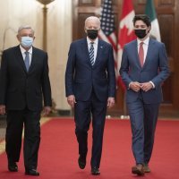 Andres Manuel Lopez Obrador, Joe Biden i Justin Trudeau