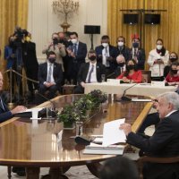 Andres Manuel Lopez Obrador, Joe Biden i Justin Trudeau