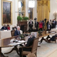 Andres Manuel Lopez Obrador, Joe Biden i Justin Trudeau