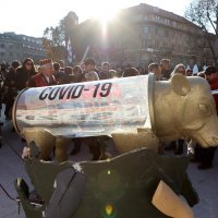 Prosvjed protiv covid potvrda