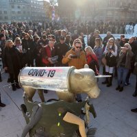 Prosvjed protiv covid potvrda