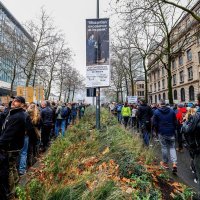 Prosvjed protiv covid mjera u Bruxellesu