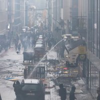 Prosvjed protiv covid mjera u Bruxellesu