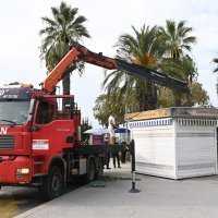 Split: Policijska intervencija prilikom uklanjanja kioska na Rivi 5. listopada