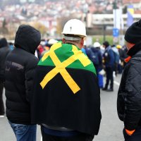 Prosvjed rudara u Sarajevu