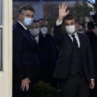 Andrej Plenković i Emmanuel Macron