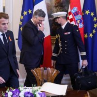 Zagreb: Premijer Plenković sastao se s predsjednikom Francuske Republike Emmanuelom Macronom