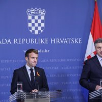 Andrej Plenković i Emmanuel Macron dali izjave za medije