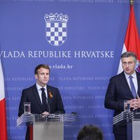 Andrej Plenković i Emmanuel Macron dali izjave za medije