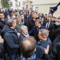 Andrej Plenković i Emmanuel Macron prošetali su Gornjim gradom
