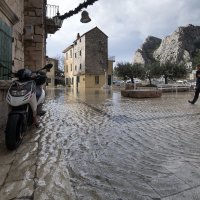 Poplavljene ulice Omiša