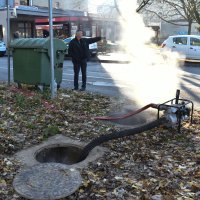 Puknuće vrelovoda na Jarunu