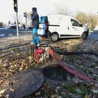 Puknuće vrelovoda na Jarunu