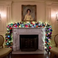 Božićni dekor u Bijeloj kući