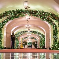 Božićni dekor u Bijeloj kući