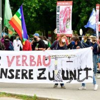 Prosvjed u Beču protiv izgradnje tunela kroz park prirode Lobau