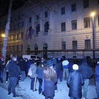 Prosvjednici došli podržati Marka Franciškovića i Natka Kovačevića