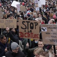 Prosvjed protiv korona mjera u Bruxellesu