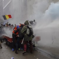 Prosvjed protiv korona mjera u Bruxellesu