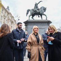 Tenis - doček srebrnih tenisača na Trgu bana Jelačića
