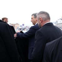 Sarajevo: Andrej Plenković položio cvijeće na mostu "Suade i Olge"