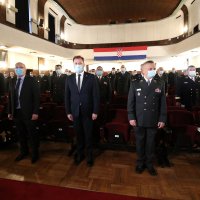 Ministar Banožić uručio vojna priznanja povodom Dana HRZ-a