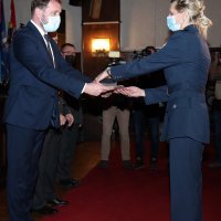 Ministar Banožić uručio vojna priznanja povodom Dana HRZ-a