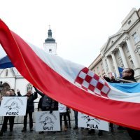 Prosvjed na Markovu trgu