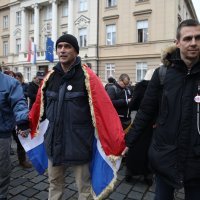 Prosvjed na Markovu trgu 2