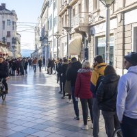 Veliki red za kupnju ulaznica za utakmicu Hajduk - Osijek