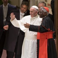 Kardinal Peter Turkson i papa Franjo