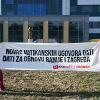 Radnička fronta traži da se novac iz Vatikanskih ugovora da za obnovu Banije i Zagreba