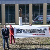 Radnička fronta traži da se novac iz Vatikanskih ugovora da za obnovu Banije i Zagreba