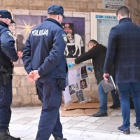 Policija na zadarskoj Kalelargi