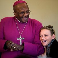 Desmond Tutu i princeza Charlene