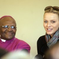 Desmond Tutu i princeza Charlene