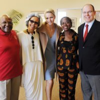 Desmond Tutu i princeza Charlene