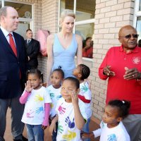 Desmond Tutu i princeza Charlene