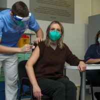 Cijepljenje zdravstvenog osoblja u Osijeku