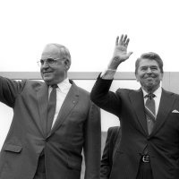 Helmut Kohl i Ronald Reagan