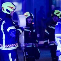 Požar na neboderu na Jelačić placu