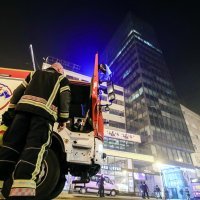 Požar na neboderu na Jelačić placu