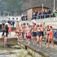 Novogodišnje kupanje u Puli