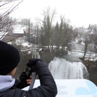 Rastoke prekrivene snježnim pokrivačem oduševile prolaznike
